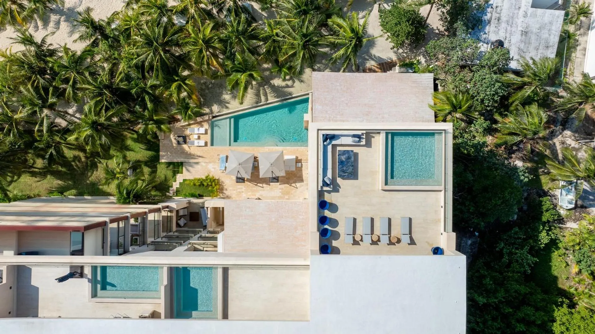 Luxury Beachfront 4Br Apartment In Isla Mujeres México